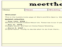 Tablet Screenshot of meetthesperrys.com